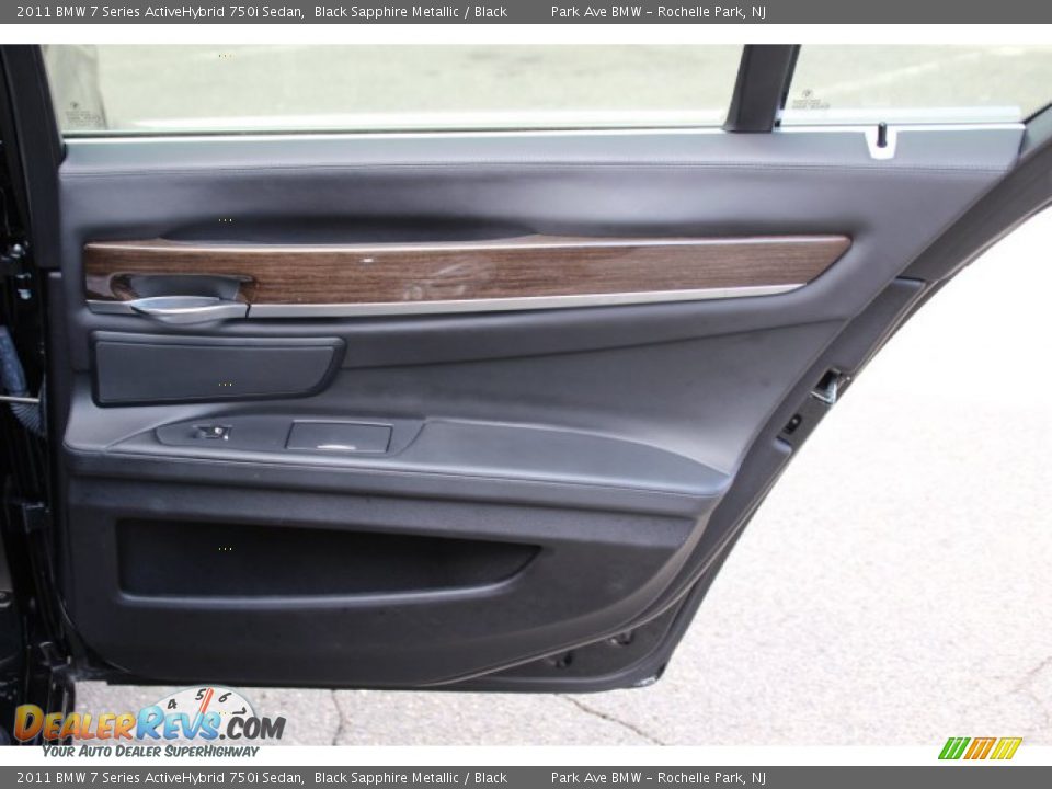 2011 BMW 7 Series ActiveHybrid 750i Sedan Black Sapphire Metallic / Black Photo #23