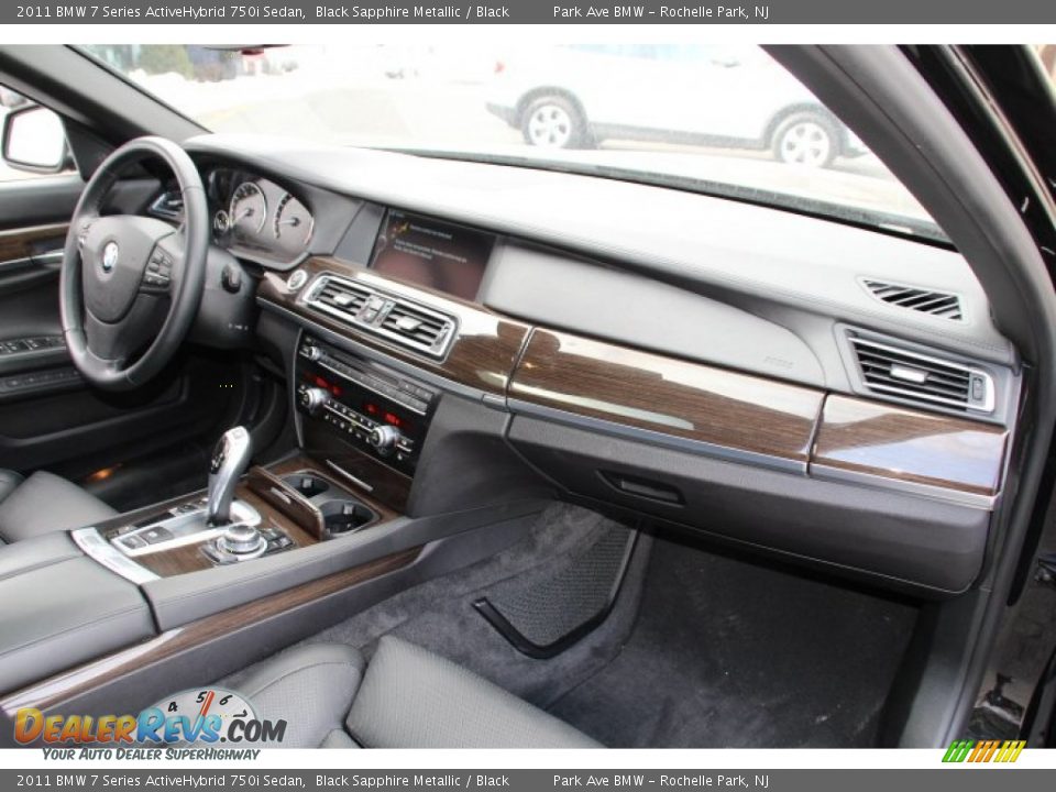 2011 BMW 7 Series ActiveHybrid 750i Sedan Black Sapphire Metallic / Black Photo #26