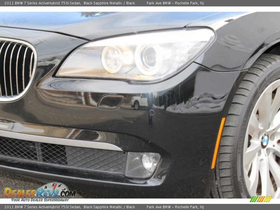 2011 BMW 7 Series ActiveHybrid 750i Sedan Black Sapphire Metallic / Black Photo #30