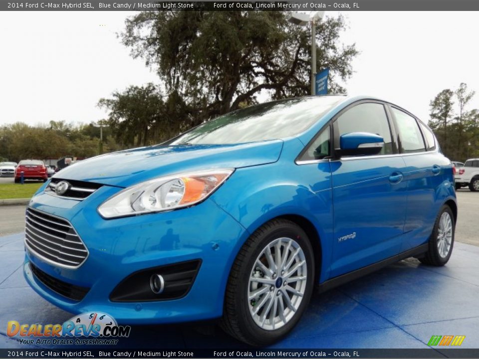 Front 3/4 View of 2014 Ford C-Max Hybrid SEL Photo #1