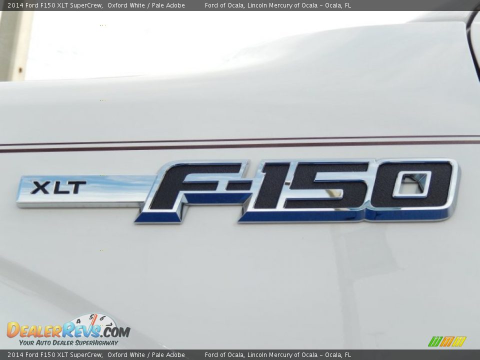 2014 Ford F150 XLT SuperCrew Oxford White / Pale Adobe Photo #5