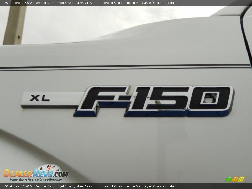 2014 Ford F150 XL Regular Cab Ingot Silver / Steel Grey Photo #5
