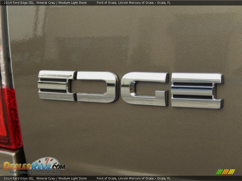 2014 Ford Edge SEL Mineral Gray / Medium Light Stone Photo #4