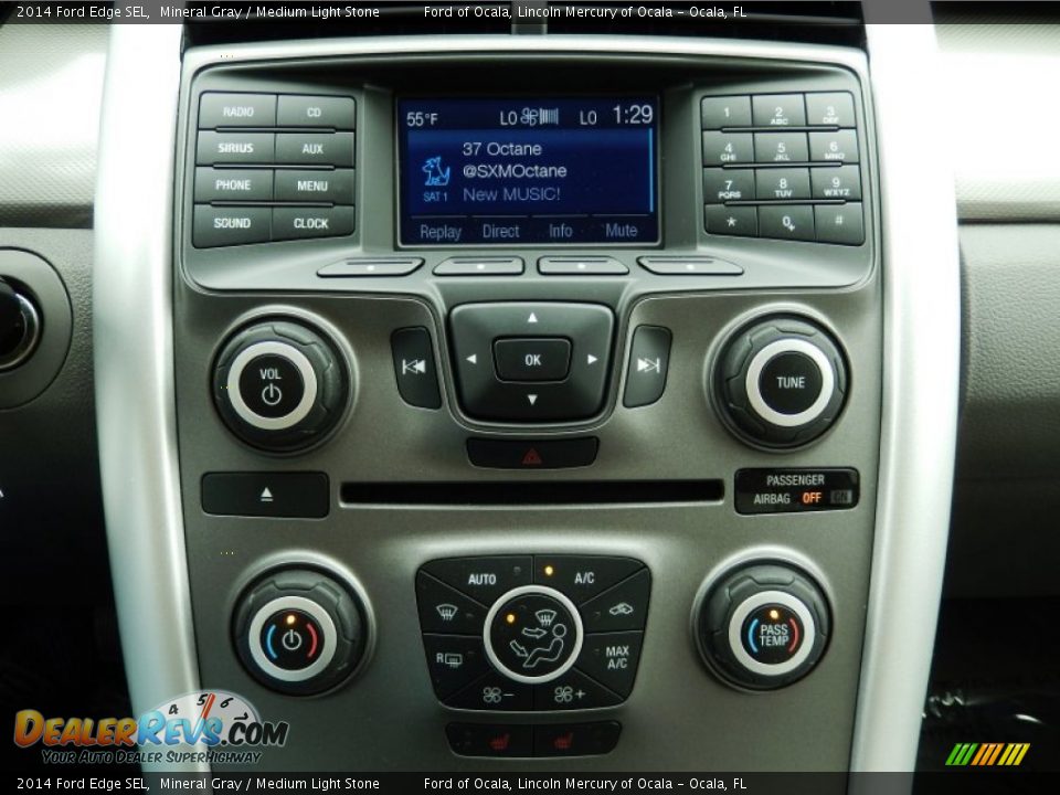 2014 Ford Edge SEL Mineral Gray / Medium Light Stone Photo #10