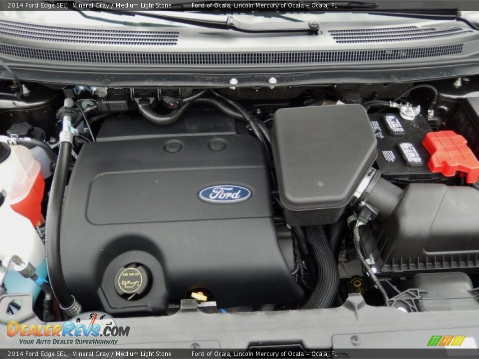 2014 Ford Edge SEL Mineral Gray / Medium Light Stone Photo #11