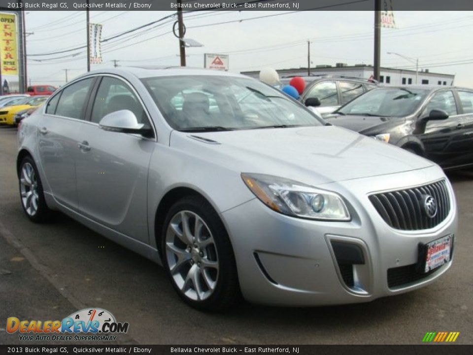 2013 Buick Regal GS Quicksilver Metallic / Ebony Photo #3