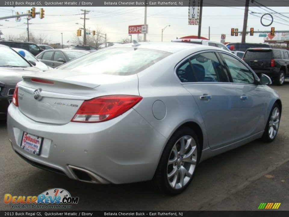 2013 Buick Regal GS Quicksilver Metallic / Ebony Photo #4