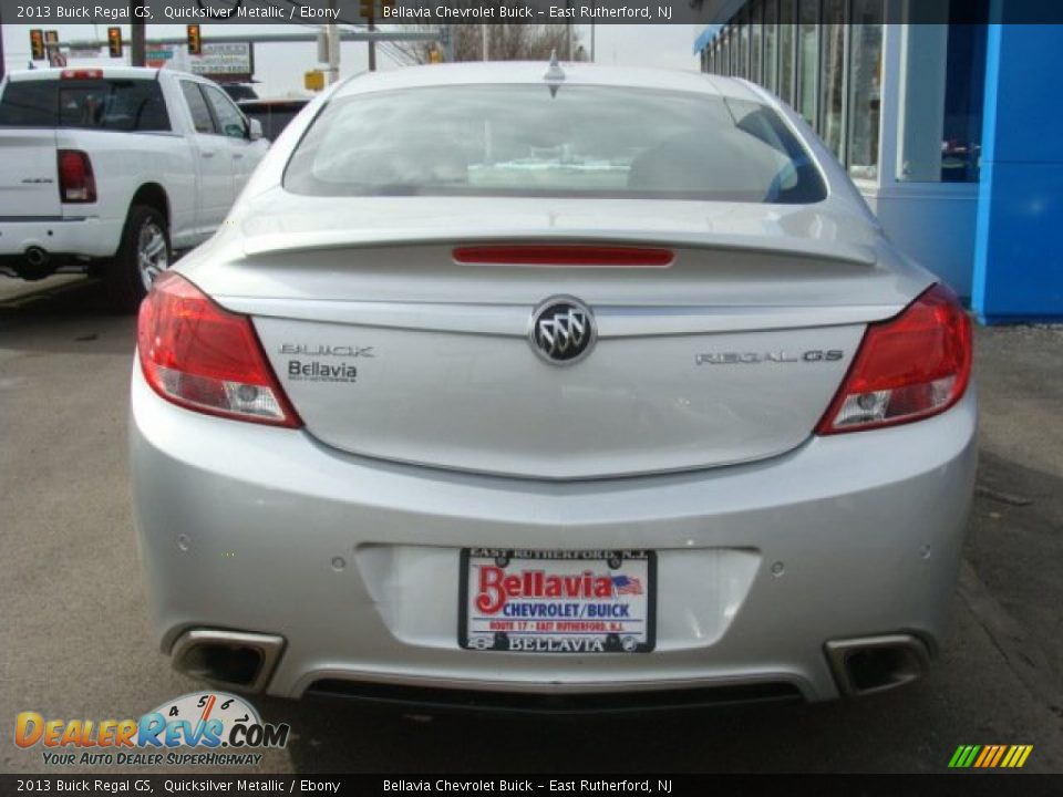 2013 Buick Regal GS Quicksilver Metallic / Ebony Photo #5
