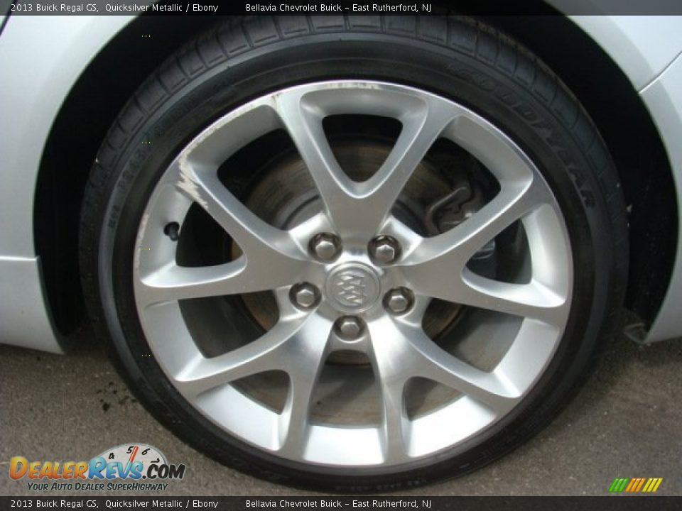 2013 Buick Regal GS Quicksilver Metallic / Ebony Photo #14