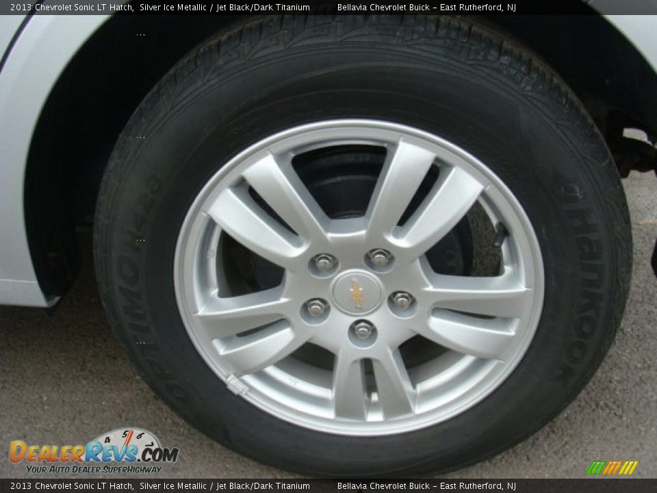 2013 Chevrolet Sonic LT Hatch Silver Ice Metallic / Jet Black/Dark Titanium Photo #14