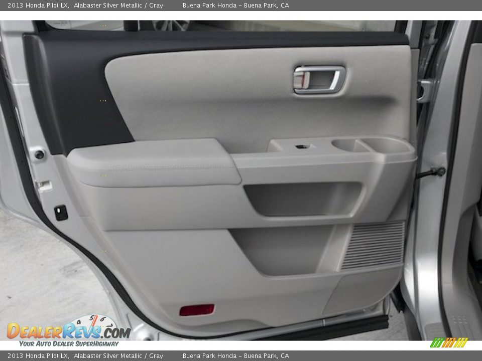 2013 Honda Pilot LX Alabaster Silver Metallic / Gray Photo #21