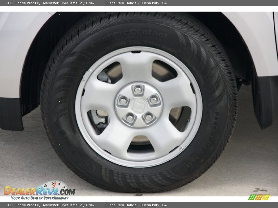 2013 Honda Pilot LX Alabaster Silver Metallic / Gray Photo #25