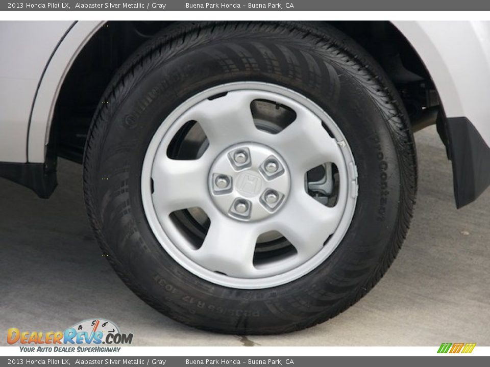 2013 Honda Pilot LX Alabaster Silver Metallic / Gray Photo #26