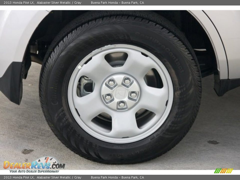 2013 Honda Pilot LX Alabaster Silver Metallic / Gray Photo #27