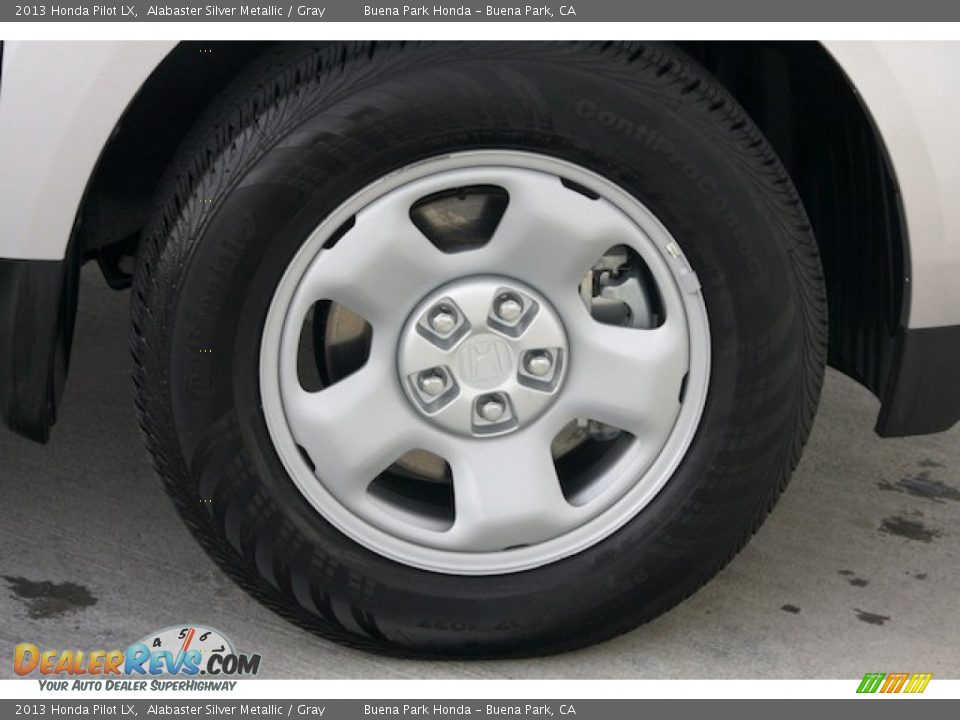 2013 Honda Pilot LX Alabaster Silver Metallic / Gray Photo #28