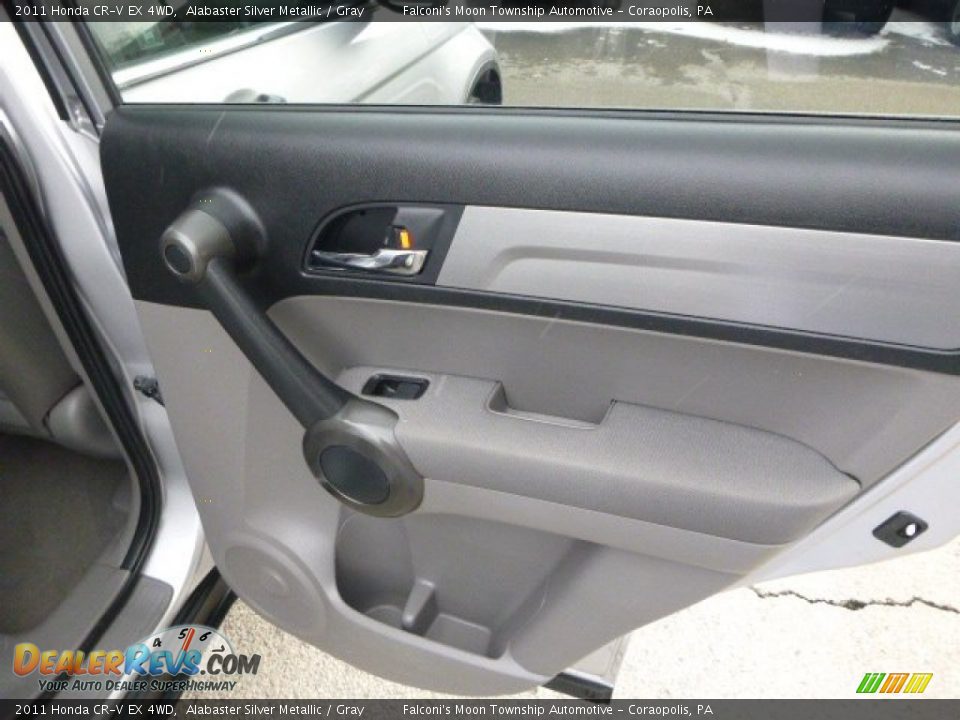 2011 Honda CR-V EX 4WD Alabaster Silver Metallic / Gray Photo #14