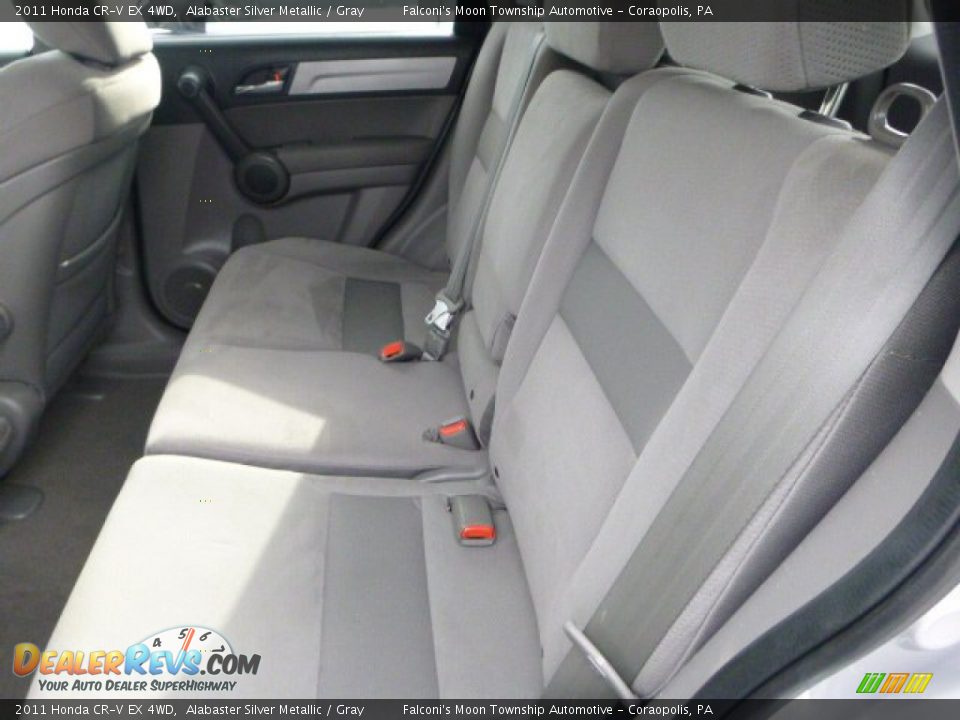 2011 Honda CR-V EX 4WD Alabaster Silver Metallic / Gray Photo #16