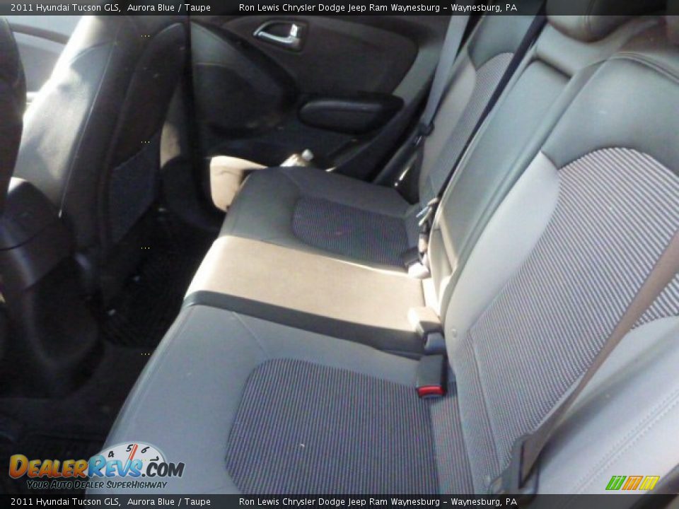 2011 Hyundai Tucson GLS Aurora Blue / Taupe Photo #11