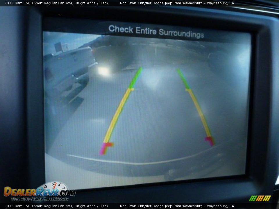 2013 Ram 1500 Sport Regular Cab 4x4 Bright White / Black Photo #16