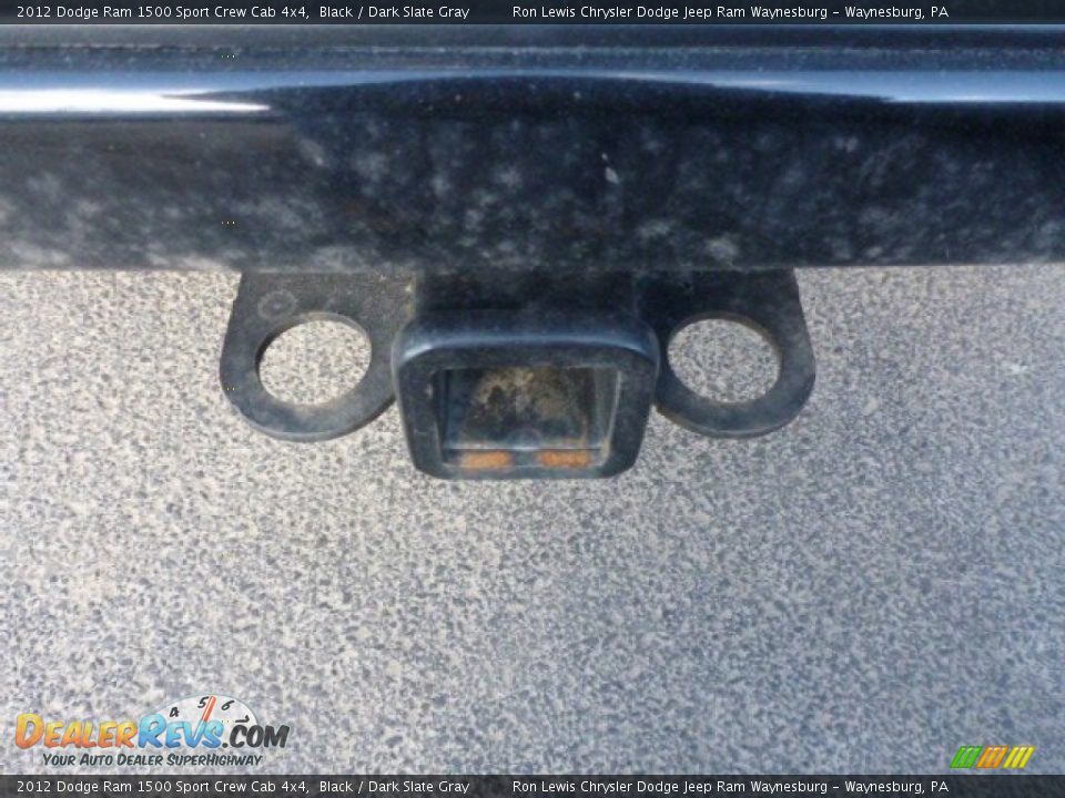 2012 Dodge Ram 1500 Sport Crew Cab 4x4 Black / Dark Slate Gray Photo #5