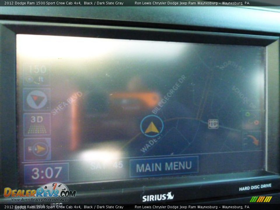 2012 Dodge Ram 1500 Sport Crew Cab 4x4 Black / Dark Slate Gray Photo #16