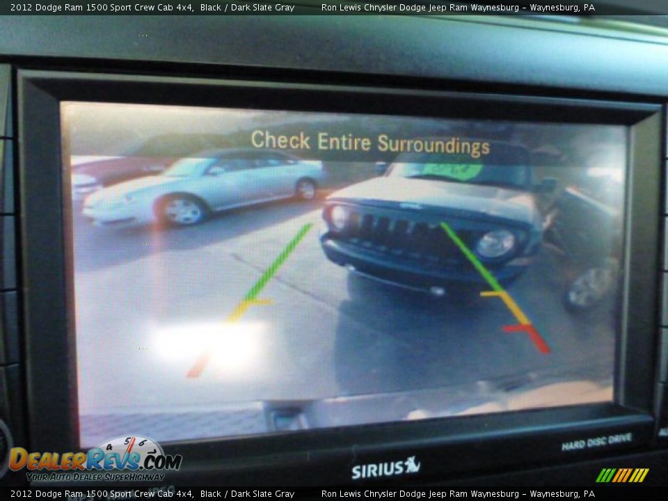 2012 Dodge Ram 1500 Sport Crew Cab 4x4 Black / Dark Slate Gray Photo #17