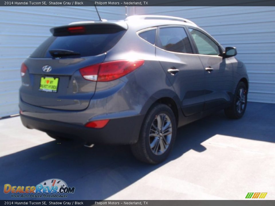 2014 Hyundai Tucson SE Shadow Gray / Black Photo #4