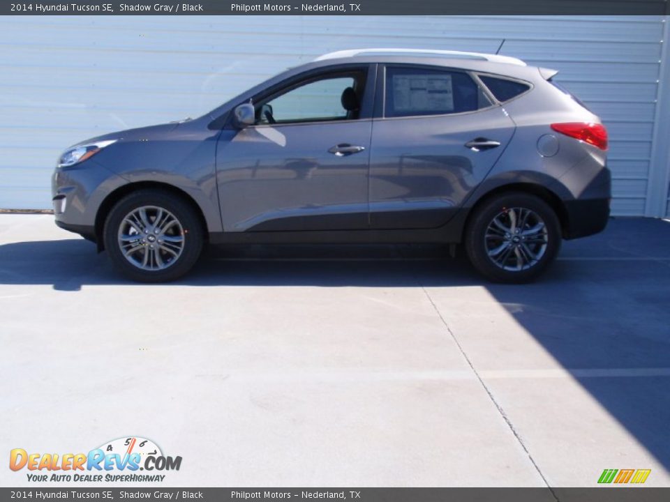 2014 Hyundai Tucson SE Shadow Gray / Black Photo #6