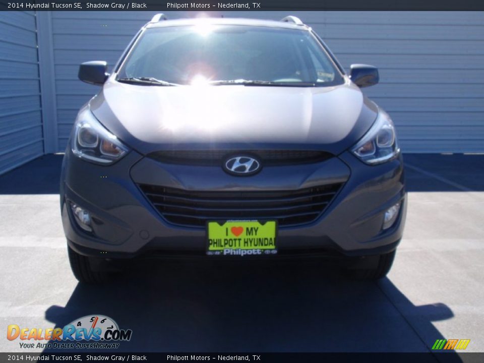 2014 Hyundai Tucson SE Shadow Gray / Black Photo #8