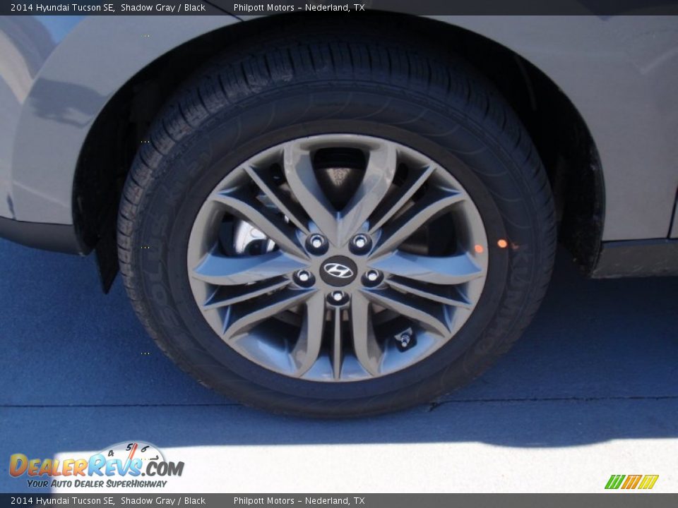 2014 Hyundai Tucson SE Shadow Gray / Black Photo #12