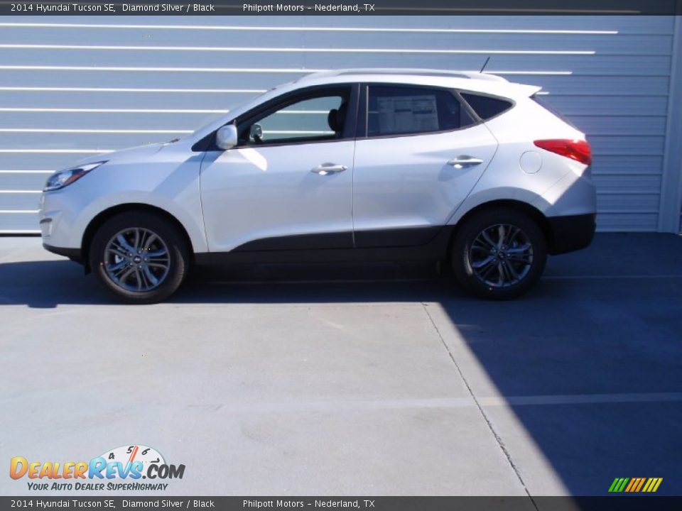 2014 Hyundai Tucson SE Diamond Silver / Black Photo #5