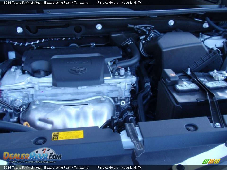 2014 Toyota RAV4 Limited Blizzard White Pearl / Terracotta Photo #16