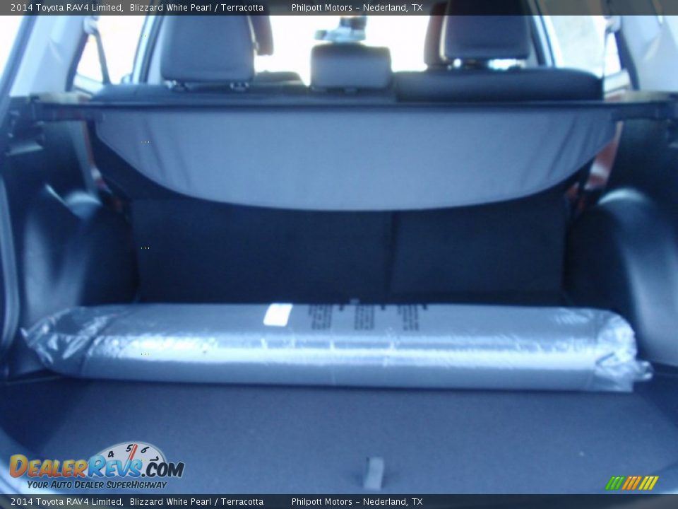 2014 Toyota RAV4 Limited Blizzard White Pearl / Terracotta Photo #23