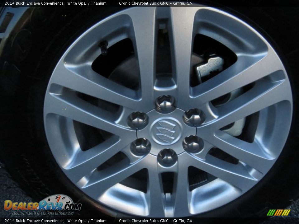 2014 Buick Enclave Convenience White Opal / Titanium Photo #9