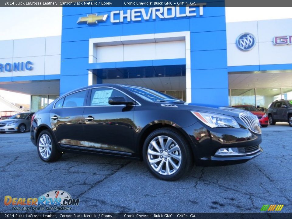 2014 Buick LaCrosse Leather Carbon Black Metallic / Ebony Photo #1
