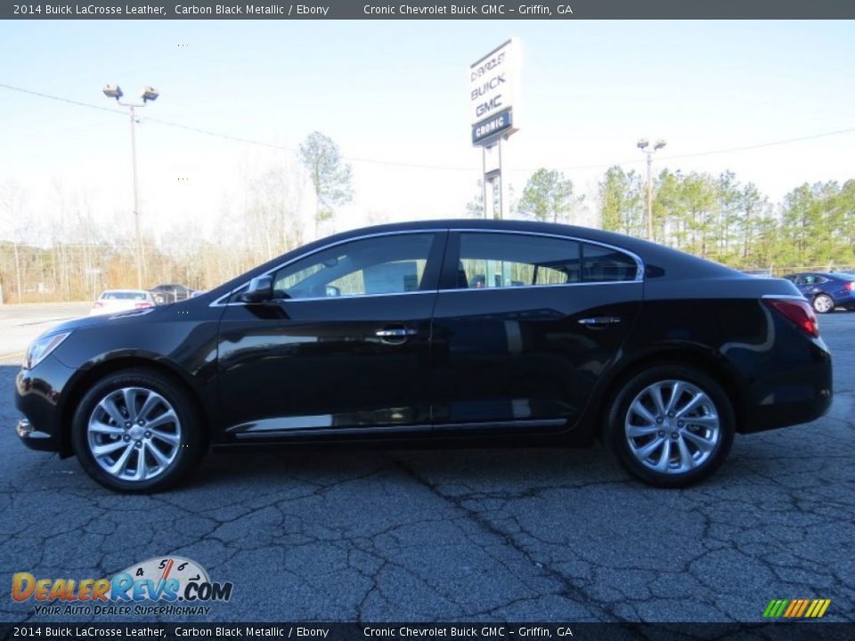 2014 Buick LaCrosse Leather Carbon Black Metallic / Ebony Photo #4