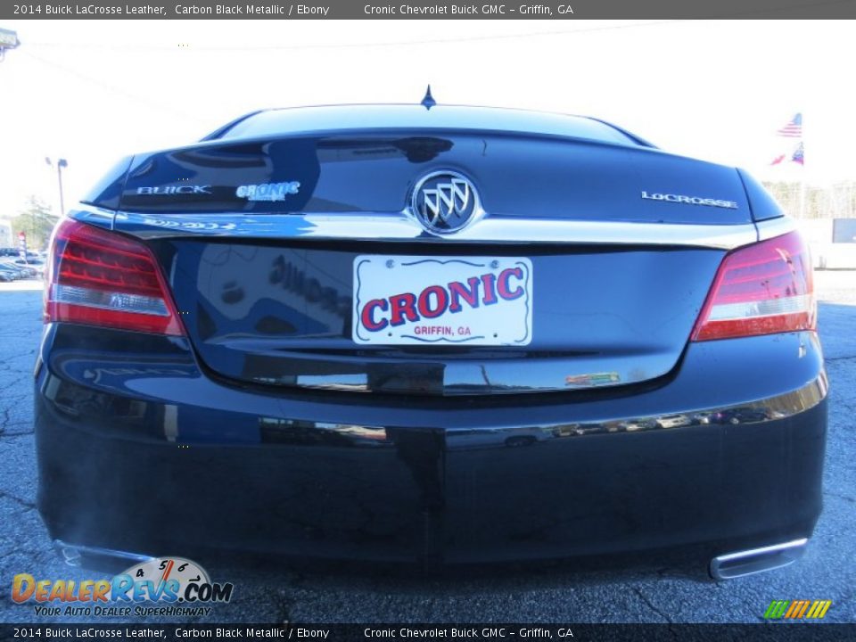 2014 Buick LaCrosse Leather Carbon Black Metallic / Ebony Photo #6