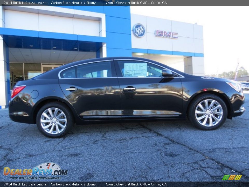 2014 Buick LaCrosse Leather Carbon Black Metallic / Ebony Photo #8