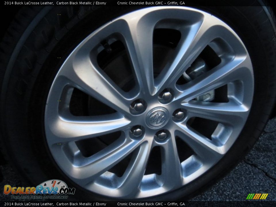 2014 Buick LaCrosse Leather Carbon Black Metallic / Ebony Photo #9