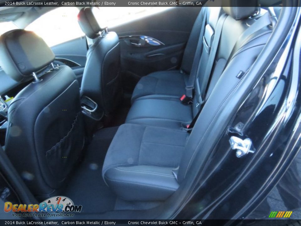 2014 Buick LaCrosse Leather Carbon Black Metallic / Ebony Photo #12