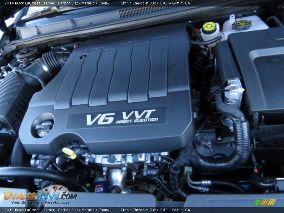 2014 Buick LaCrosse Leather Carbon Black Metallic / Ebony Photo #13