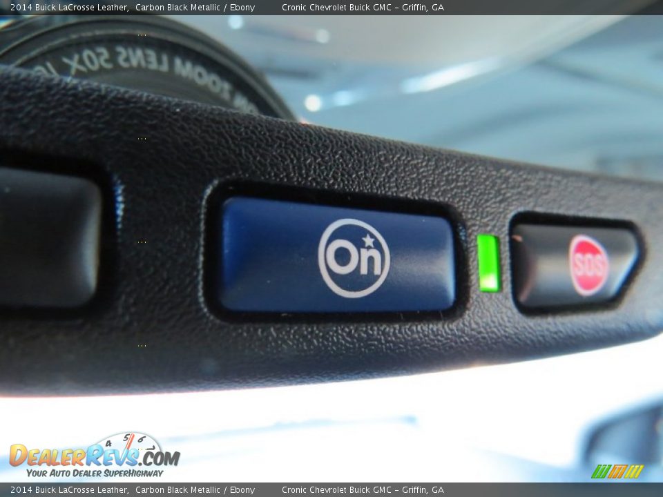 2014 Buick LaCrosse Leather Carbon Black Metallic / Ebony Photo #16