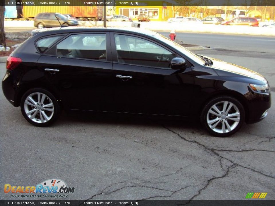 2011 Kia Forte SX Ebony Black / Black Photo #2