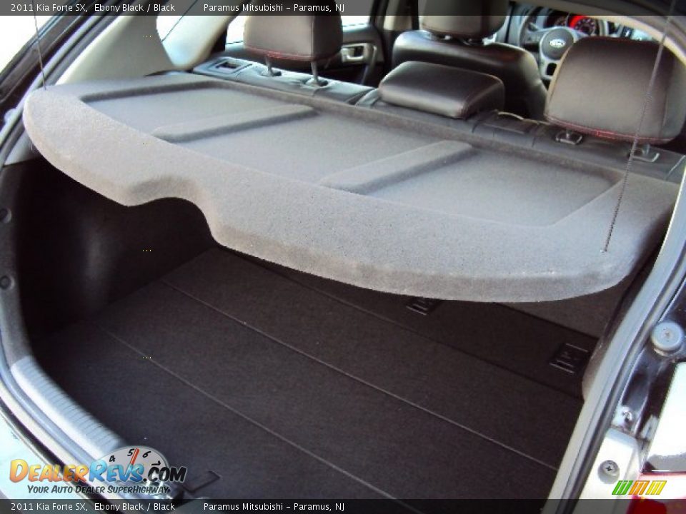 2011 Kia Forte SX Ebony Black / Black Photo #6