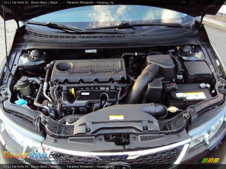 2011 Kia Forte SX Ebony Black / Black Photo #13