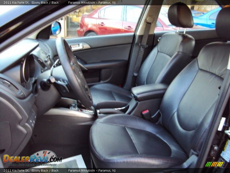 2011 Kia Forte SX Ebony Black / Black Photo #15