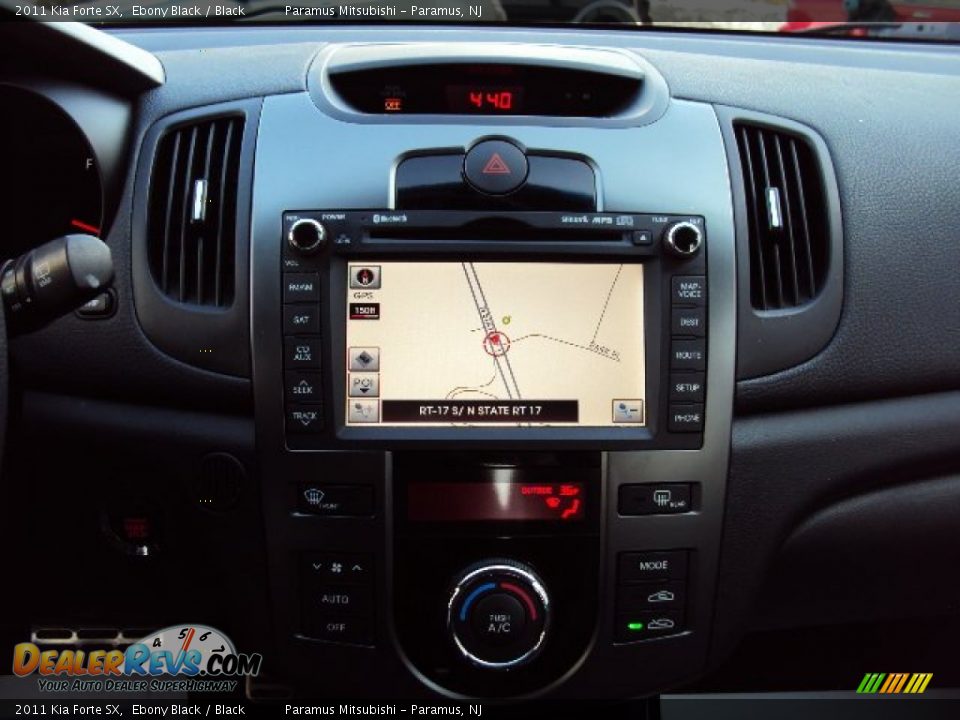2011 Kia Forte SX Ebony Black / Black Photo #21