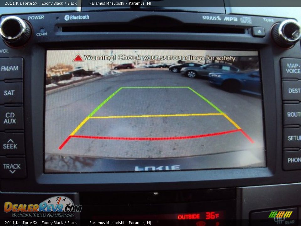 2011 Kia Forte SX Ebony Black / Black Photo #22