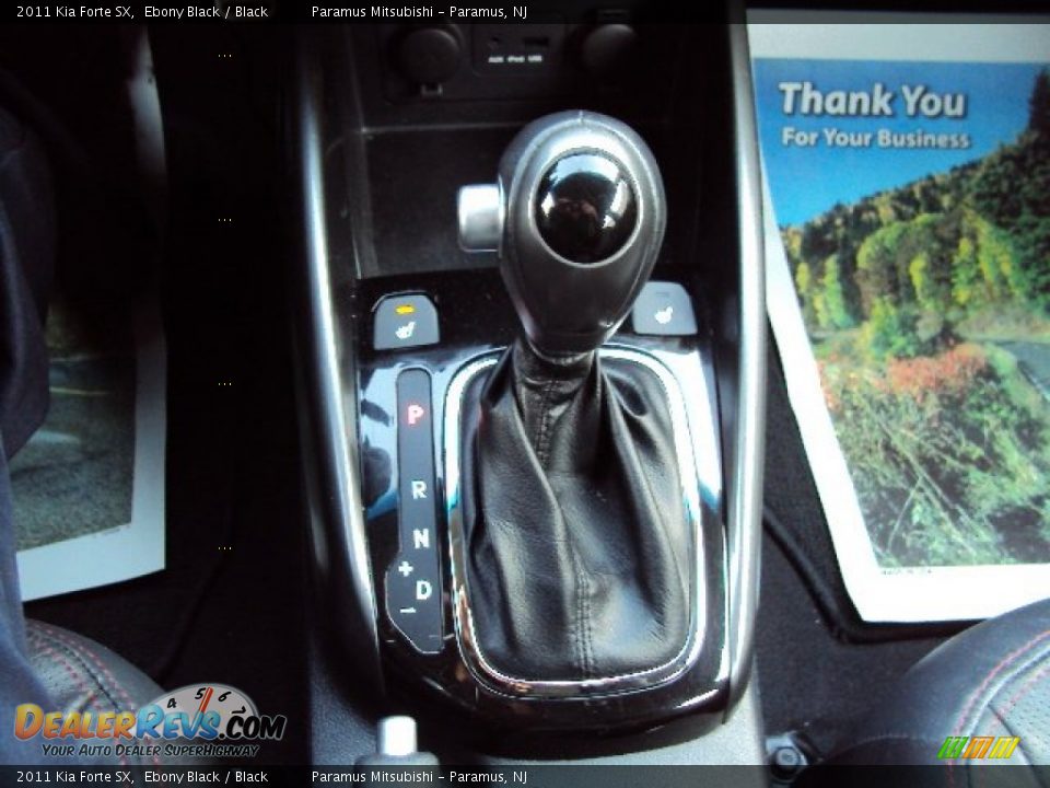 2011 Kia Forte SX Ebony Black / Black Photo #24