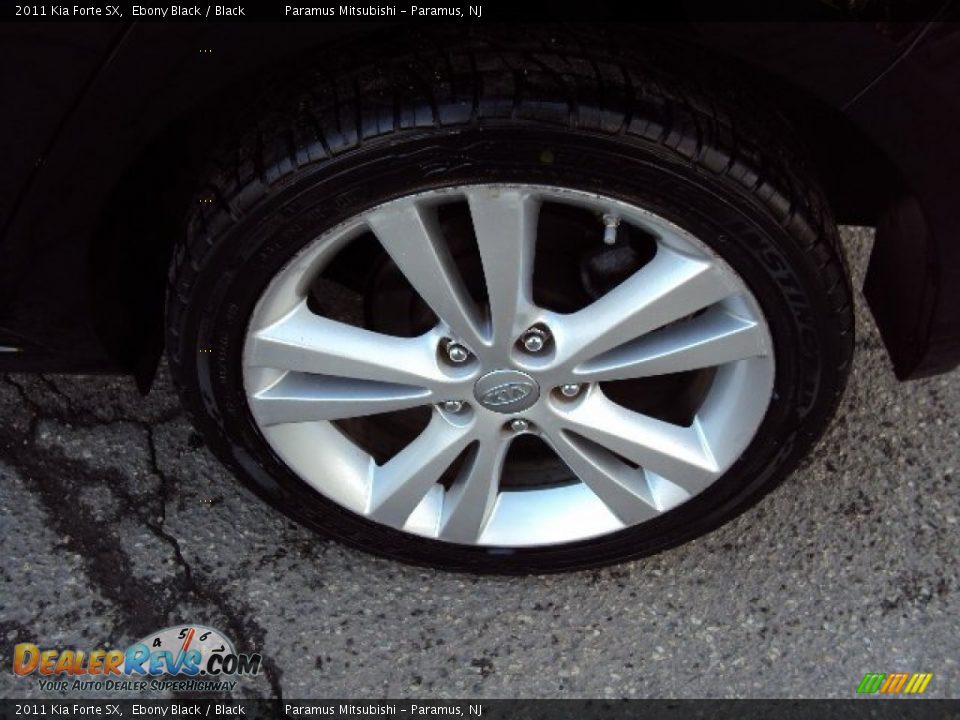 2011 Kia Forte SX Ebony Black / Black Photo #26
